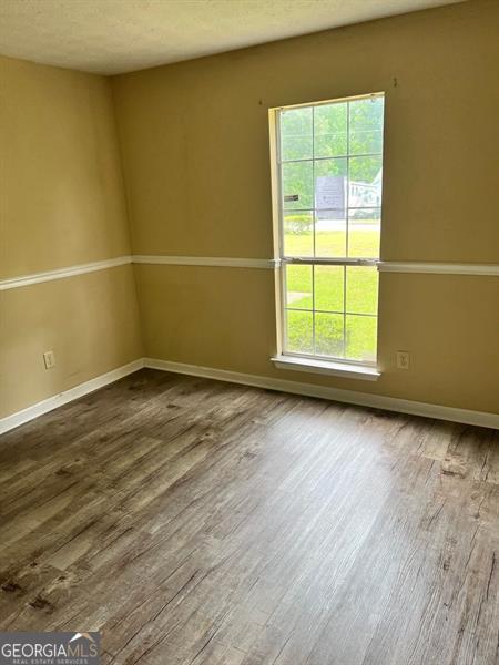 432 Manor Estates Dr, Stockbridge, GA 30281 - spare room with wood finished floors and healthy amount of natural light
