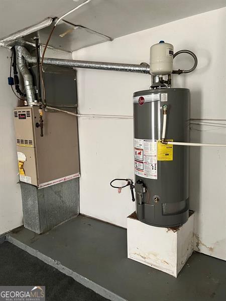 utilities featuring water heater