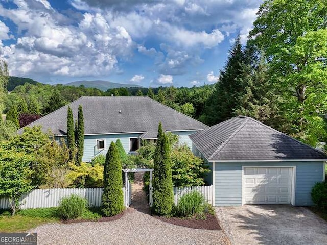 275 Everetts Vw, Blairsville, GA 30512 - view of front of house with driveway and fence
