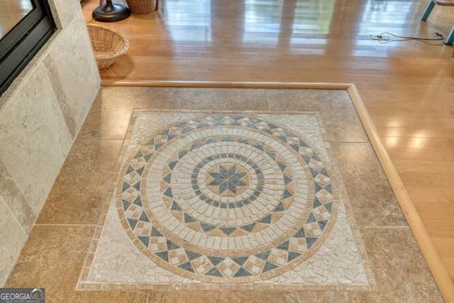 275 Everetts Vw, Blairsville, GA 30512 - detailed view of inlaid floor details
