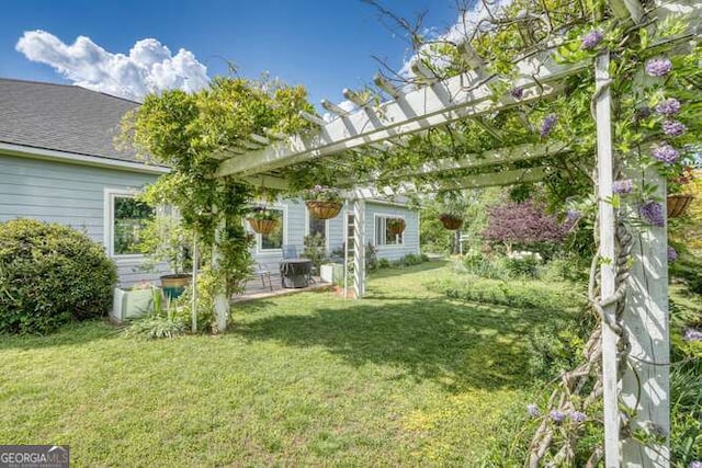 275 Everetts Vw, Blairsville, GA 30512 - view of green lawn featuring a pergola