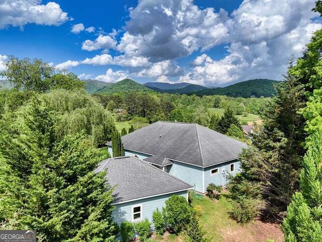275 Everetts Vw, Blairsville, GA 30512 - view of subject property with a mountainous background and a heavily wooded area