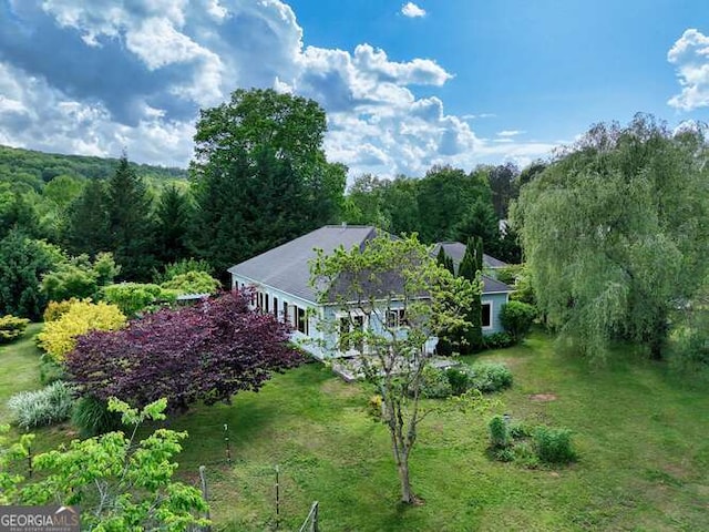 275 Everetts Vw, Blairsville, GA 30512 - view of subject property with a heavily wooded area