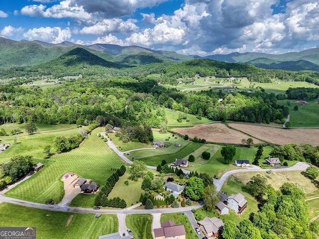 275 Everetts Vw, Blairsville, GA 30512 - aerial view of property and surrounding area featuring mountains