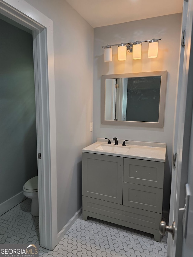 4075 SW Fairburn Ave SW, Atlanta, GA 30331 - bathroom featuring vanity and tile patterned floors