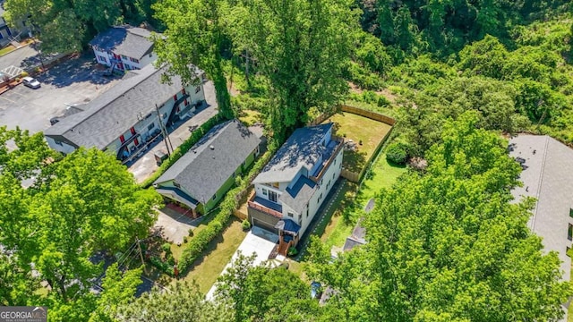 drone / aerial view