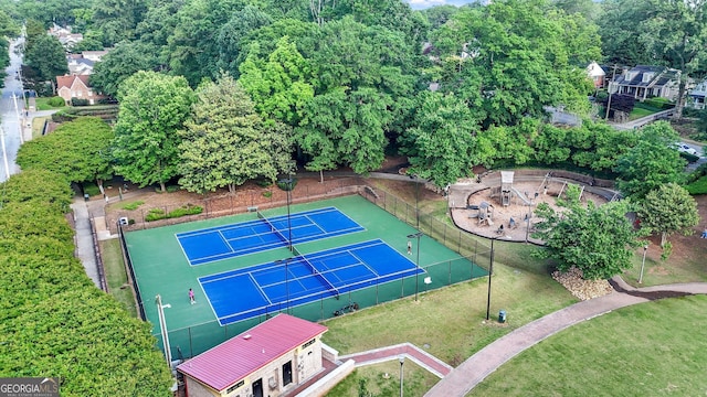 aerial view