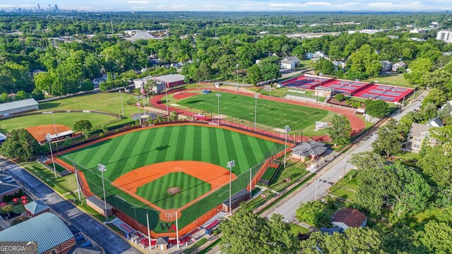 aerial view