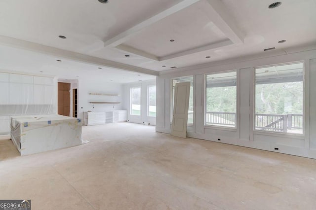 view of unfurnished living room