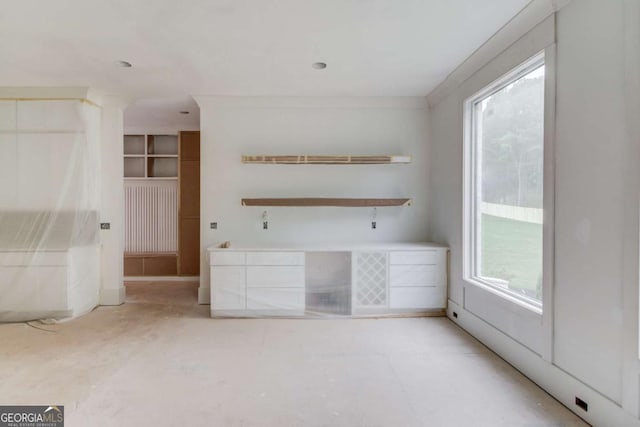 view of unfurnished living room