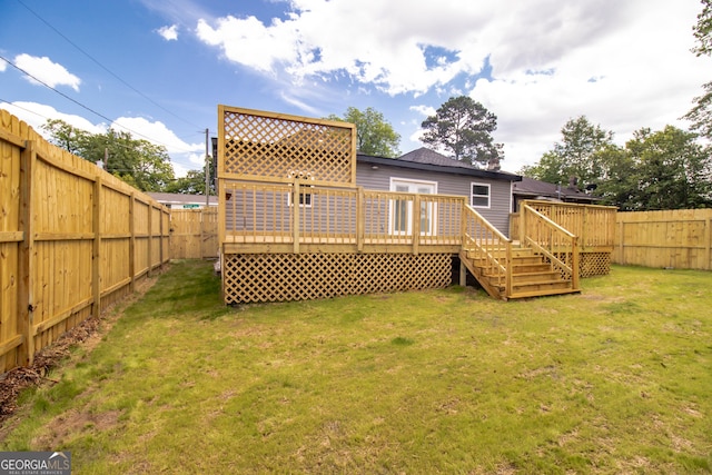 346 Grant Ave, Macon, GA 31201 - back of house with a wooden deck