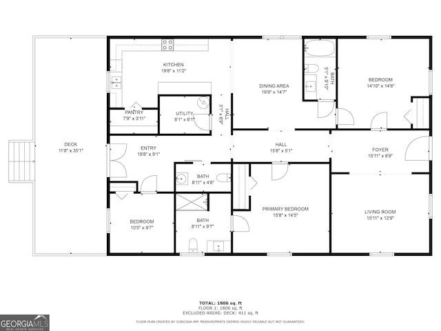 346 Grant Ave, Macon, GA 31201 - property floor plan