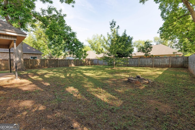view of yard