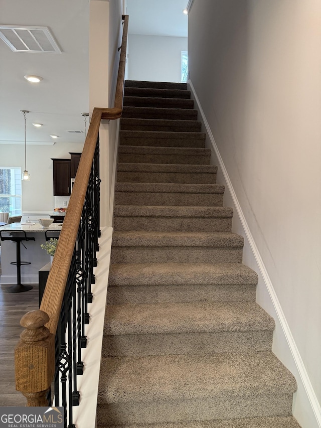 115 Vineyard Walk Lot 76, Carrollton, GA 30117 - stairs with wood finished floors