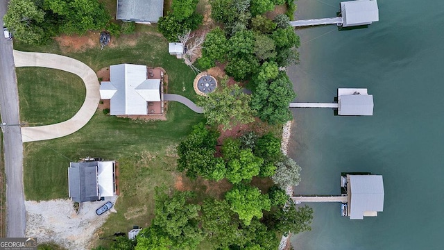 aerial view of property's location