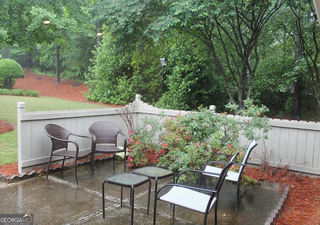 view of patio