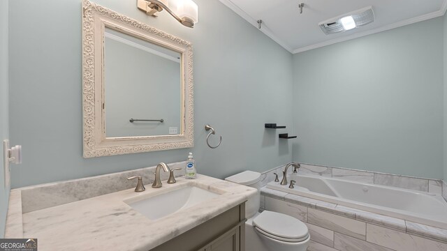 4771 Pinefield Dr NW, Acworth, GA 30102 - bedroom featuring wood finished floors, crown molding, a spacious closet, a textured ceiling, and a closet