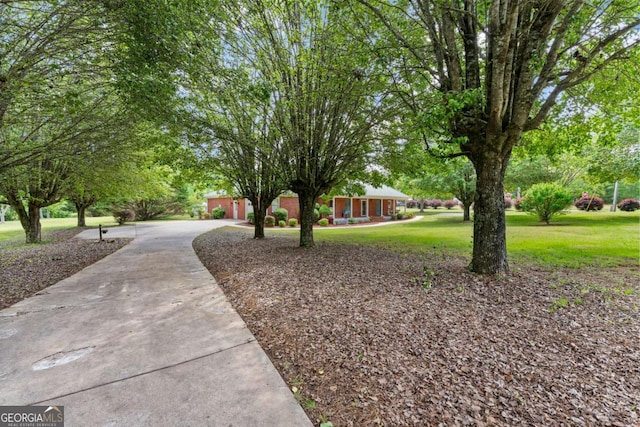 2620 Dr Bramblett Rd, Cumming, GA 30028 - view of home's community with a yard and curved driveway