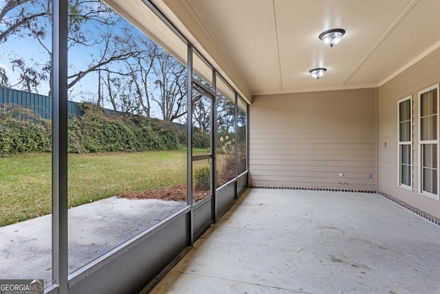 4227 Tillman Blf, Valdosta, GA 31602 - view of unfurnished sunroom