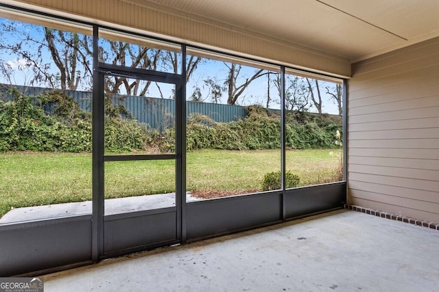 4227 Tillman Blf, Valdosta, GA 31602 - view of unfurnished sunroom
