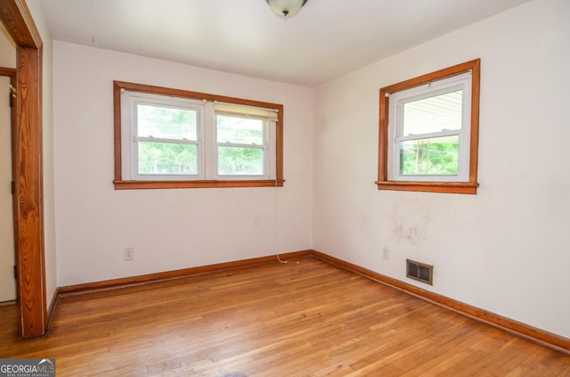 706 Jones Mill Rd, Cartersville, GA 30120 - spare room featuring light wood finished floors and baseboards