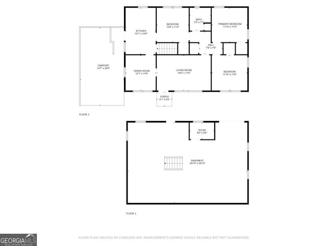 706 Jones Mill Rd, Cartersville, GA 30120 - floor plan / room layout