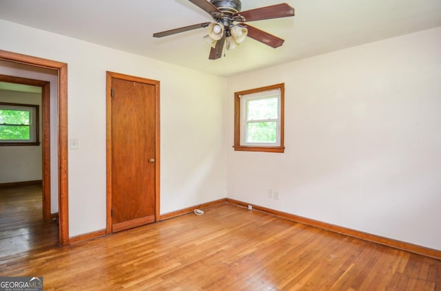 706 Jones Mill Rd, Cartersville, GA 30120 - unfurnished bedroom featuring baseboards and light wood-type flooring