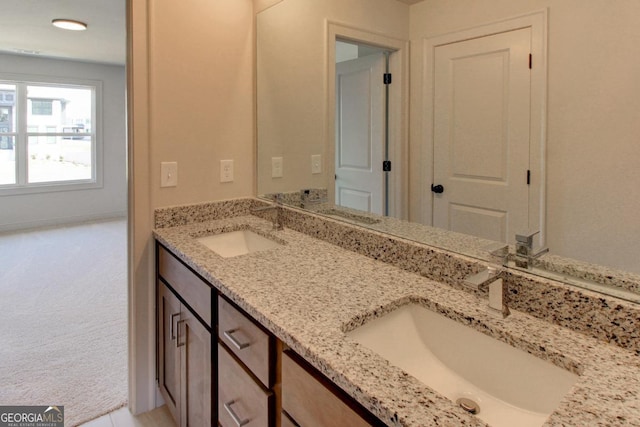 3066 Reserve Ct SW, Conyers, GA 30094 - bathroom with double vanity