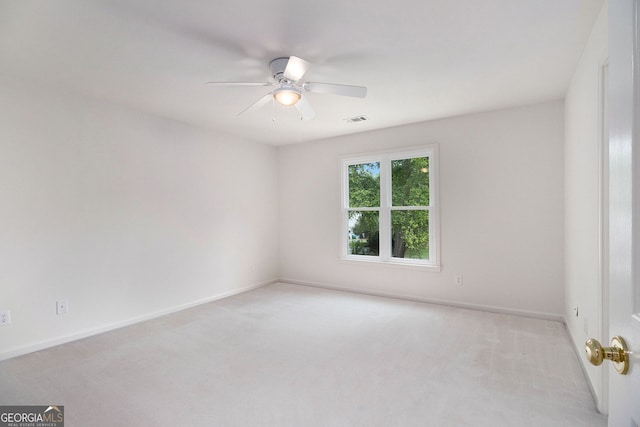315 Hembree Grove Trce, Roswell, GA 30076 - unfurnished room featuring ceiling fan, light carpet, and baseboards