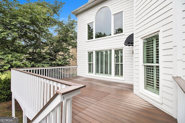 315 Hembree Grove Trce, Roswell, GA 30076 - view of wooden deck