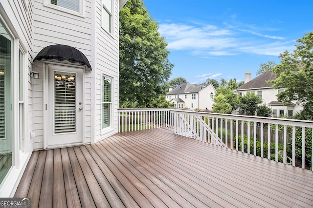 315 Hembree Grove Trce, Roswell, GA 30076 - wooden terrace featuring a residential view