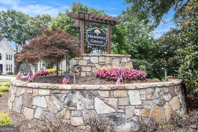 315 Hembree Grove Trce, Roswell, GA 30076 - view of community sign