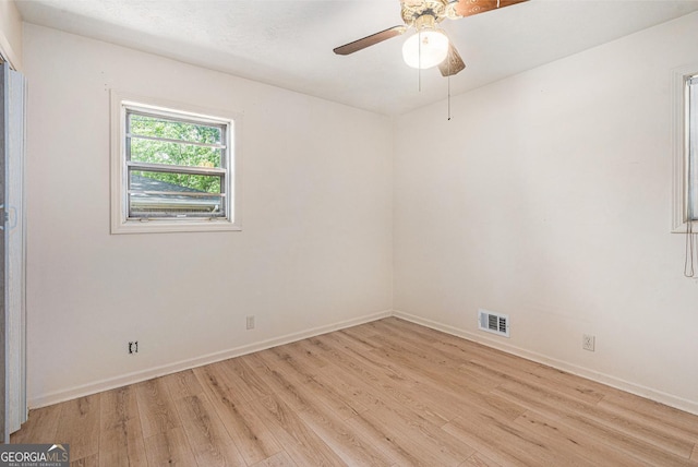 2954 Ann Marie Ln, Rex, GA 30273 - empty room featuring light wood finished floors and a ceiling fan