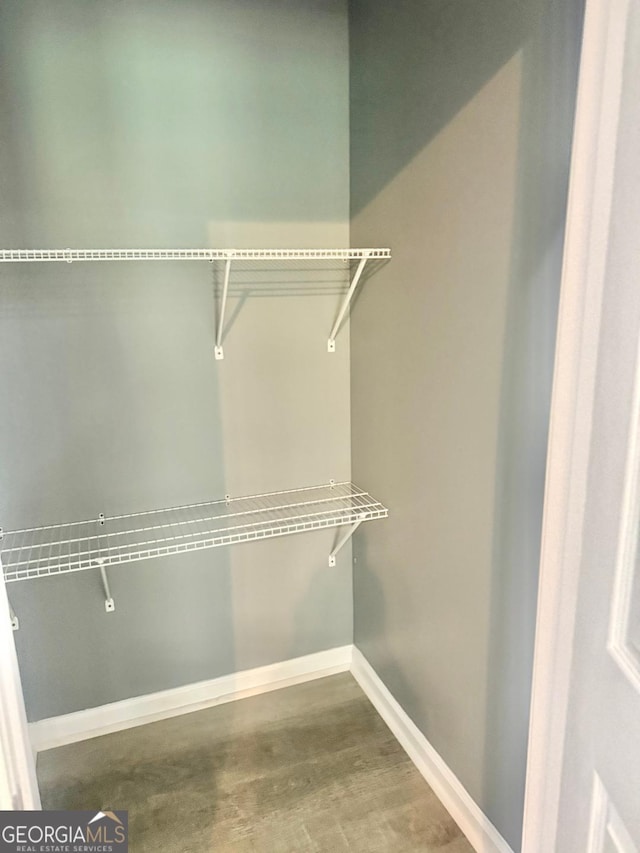 201 Deerfield Ln, Carrollton, GA 30116 - spacious closet featuring wood finished floors