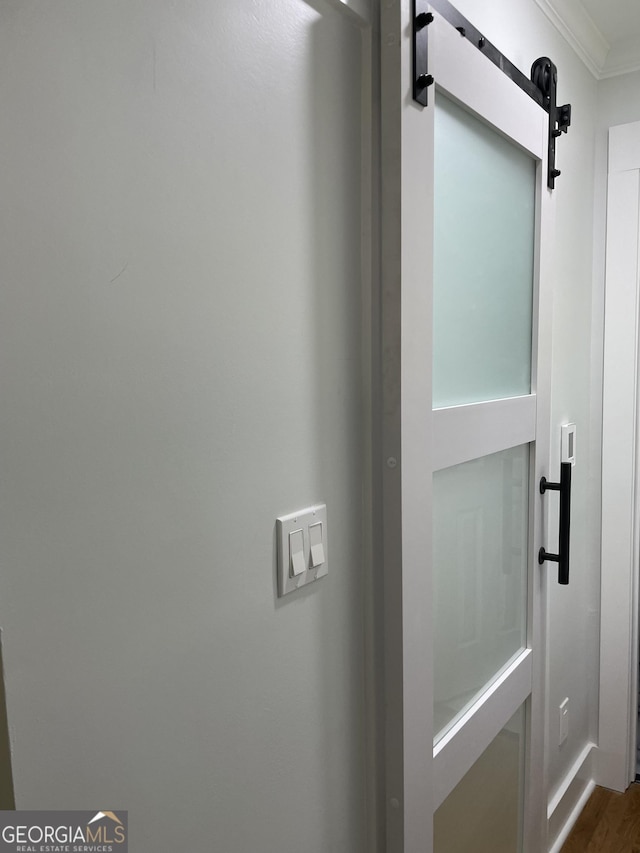 detailed view of ornamental molding