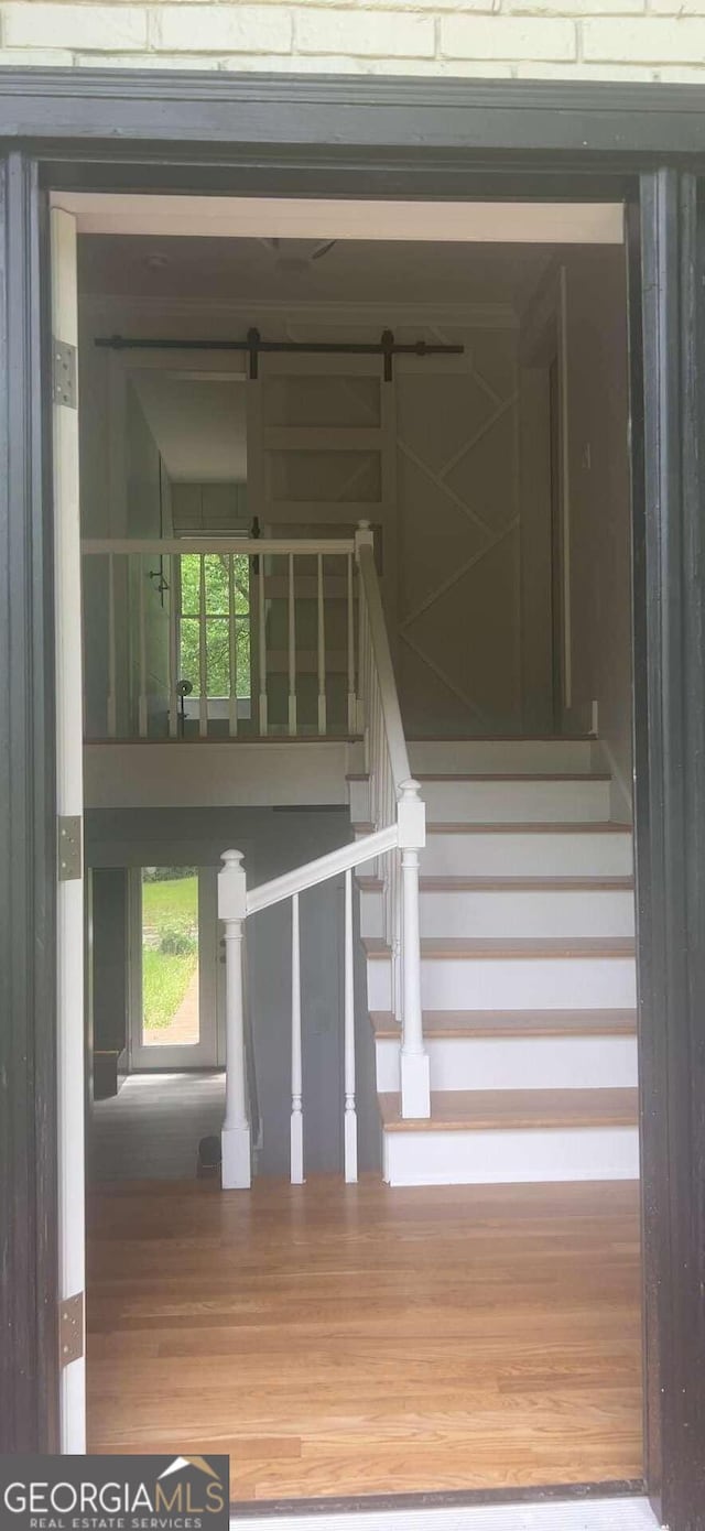 view of staircase