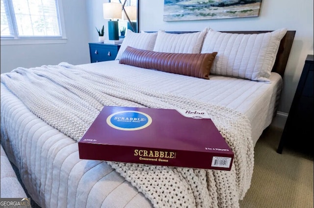bedroom featuring carpet floors