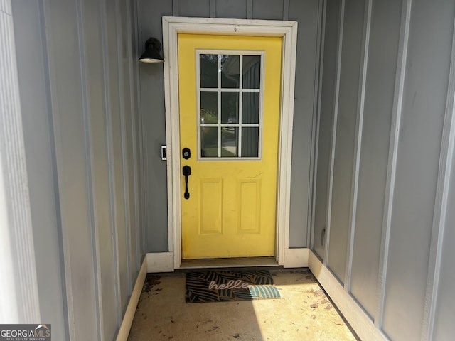 120 Magnolia Trl, Milner, GA 30257 - view of exterior entry with board and batten siding