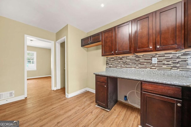 2703 Flagstone Dr SE, Atlanta, GA 30316 - office space featuring light wood-style floors and built in study area