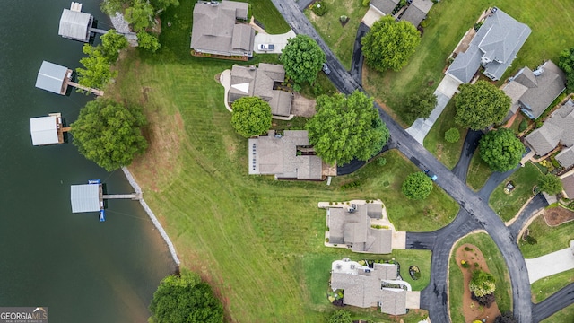 aerial view of property's location featuring nearby suburban area