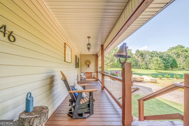 46 SW Colleen Karen Rd SW, Euharlee, GA 30120 - view of wooden porch