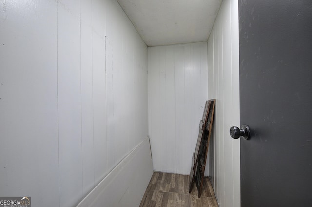 view of storage area