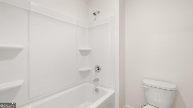 75 Poplar Blvd, Newnan, GA 30265 - bathroom featuring toilet and washtub / shower combination