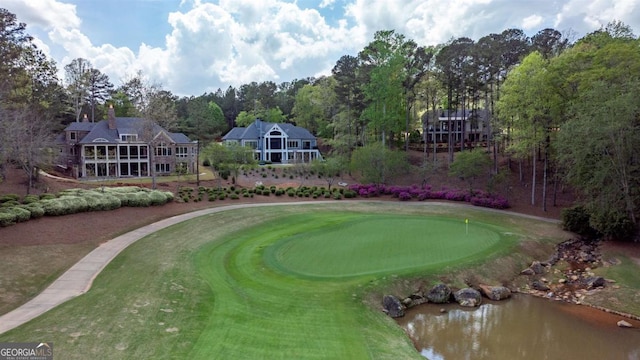 5010 Browns Ford Rd, Greensboro, GA 30642 - view of property's community featuring golf course view and a putting green