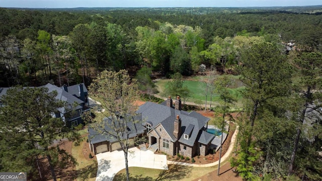 5010 Browns Ford Rd, Greensboro, GA 30642 - view of property location featuring a forest