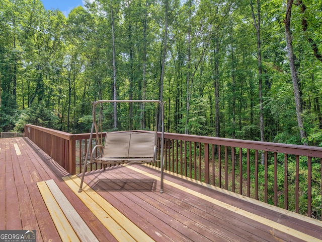 175 N Unity Grove Rd, Locust Grove, GA 30248 - deck with a view of trees