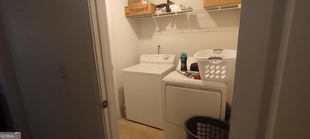11950 Markham Way, Hampton, GA 30228 - laundry area featuring independent washer and dryer