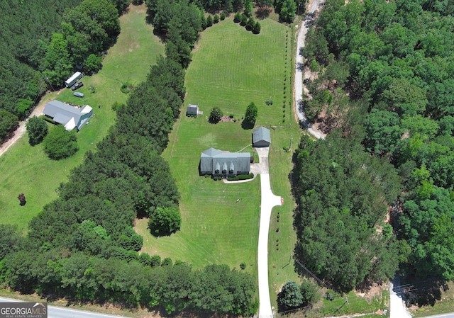 aerial view of property and surrounding area