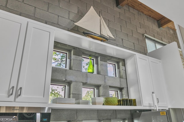 542 Ralph Mcgill Blvd Unit 7, Atlanta, GA 30312 - kitchen view of white cabinets