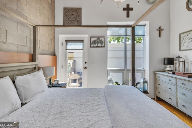 542 Ralph Mcgill Blvd Unit 7, Atlanta, GA 30312 - bedroom with wood finished floors